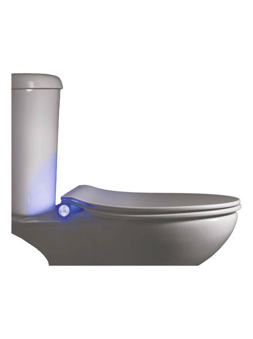 Verlichte wc-bril LUMOS van Thermodur met LED en geluidssensor 30 s – Guy Levasseur - Kiabi Verlichte wc-bril LUMOS van Thermodur met LED en geluidssensor 30 s – Guy Levasseur - Kiabi