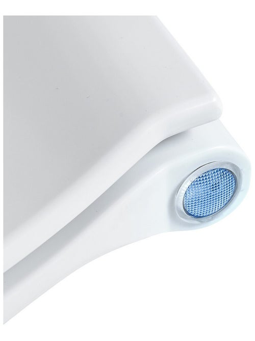 Verlichte wc-bril LUMOS van Thermodur met LED en geluidssensor 30 s – Guy Levasseur - Kiabi Verlichte wc-bril LUMOS van Thermodur met LED en geluidssensor 30 s – Guy Levasseur - Kiabi