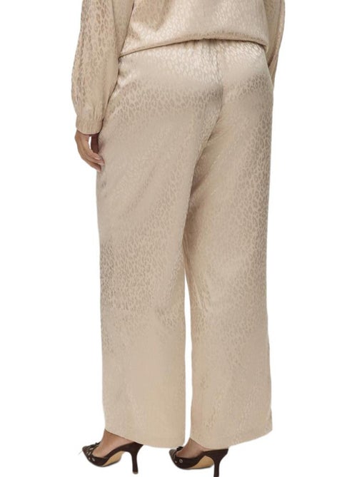 Vero Moda Alida Beige Dames Pantalon - Comfortabele Wijde Broek - Kiabi Vero Moda Alida Beige Dames Pantalon - Comfortabele Wijde Broek - Kiabi