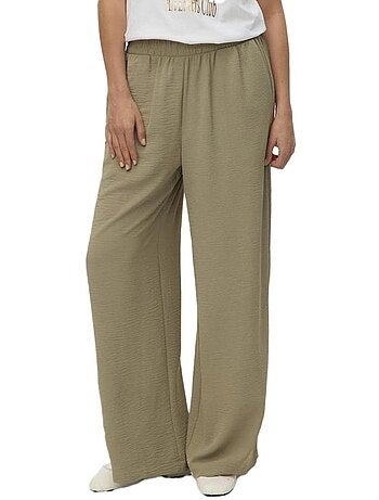Vero moda alva dames marineblauwe soepele pantalon