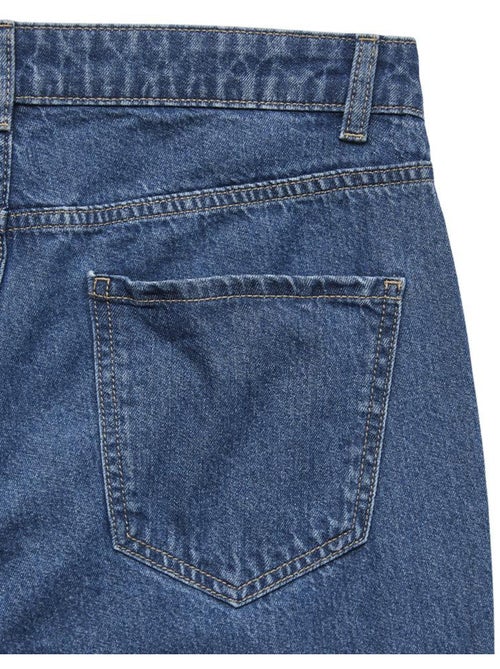 Vero Moda Asta Straight Loose Fit Dames Jeans Blauw - Kiabi Vero Moda Asta Straight Loose Fit Dames Jeans Blauw - Kiabi