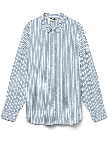 Vero moda awparis blauwe damesblouse