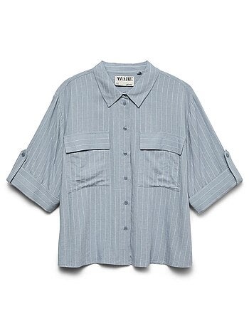 Vero moda awryder blauwe damesblouse
