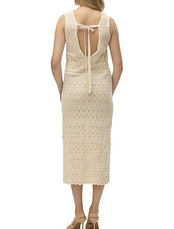 Vero moda bali beige jurk voor dames