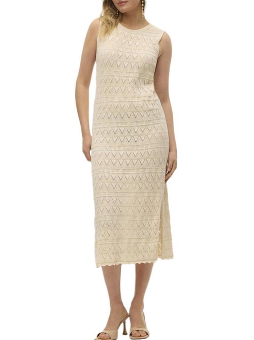 Vero Moda Bali Beige Jurk voor Dames - Kiabi Vero Moda Bali Beige Jurk voor Dames - Kiabi