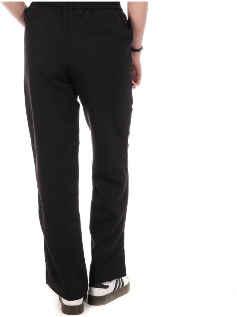 Vero Moda Barba Zwarte Straight Fit Damespantalon Zwart - Kiabi