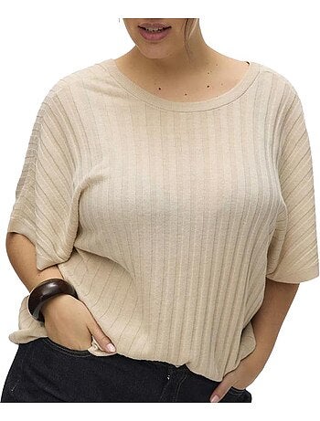 Vero moda barbados beige dames trui