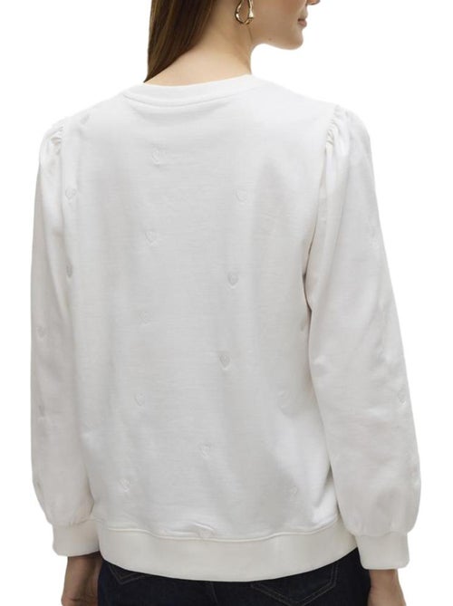 Vero Moda Beat Witte Damessweater - Kiabi Vero Moda Beat Witte Damessweater - Kiabi
