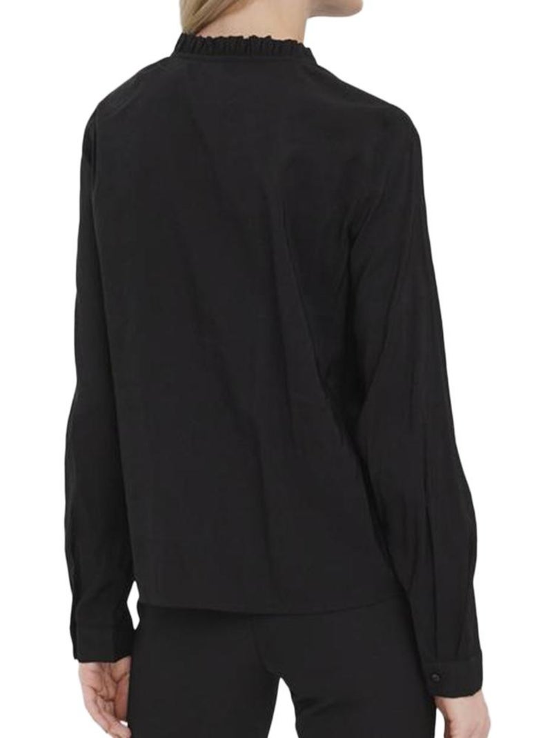Vero Moda Bell Zwarte Blouse met Lange Mouwen voor Dames Zwart - Kiabi