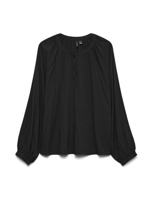 Vero Moda Bella Zwarte Blouse voor Dames - Kiabi Vero Moda Bella Zwarte Blouse voor Dames - Kiabi