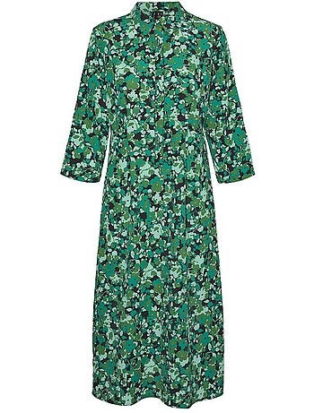 Vero moda belle groene bloemenjurk voor dames