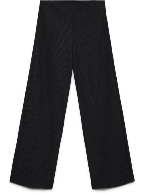 Vero Moda Berlin Zwarte Wijde Dames Pantalon - Kiabi Vero Moda Berlin Zwarte Wijde Dames Pantalon - Kiabi