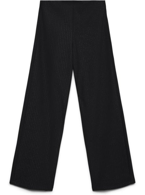 Vero Moda Berlin Zwarte Wijde Dames Pantalon - Kiabi Vero Moda Berlin Zwarte Wijde Dames Pantalon - Kiabi