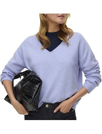 Vero moda besti mauve dames trui