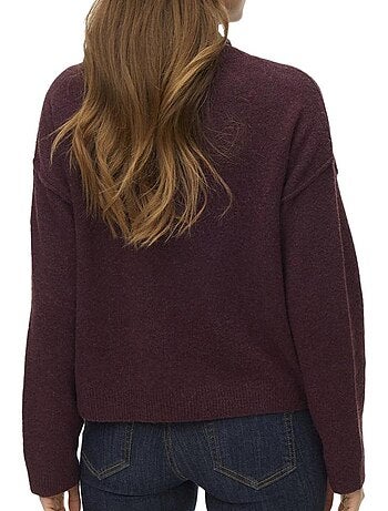 Vero moda besti pruimkleurige dames trui