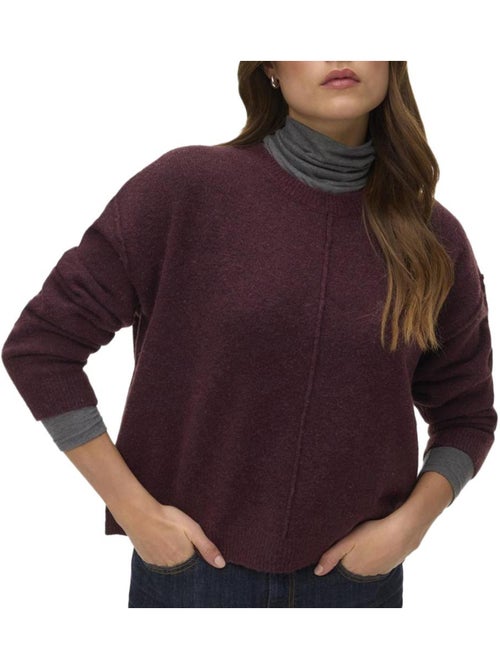 Vero Moda Besti Pruimkleurige Dames Trui - Kiabi Vero Moda Besti Pruimkleurige Dames Trui - Kiabi
