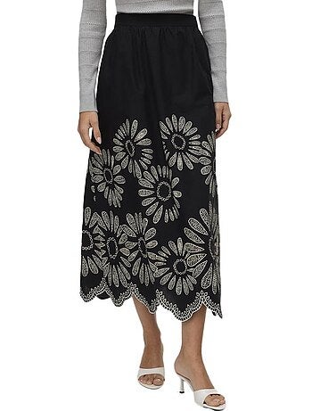 Vero moda blakely zwarte rok voor dames