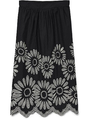Vero moda blakely zwarte rok voor dames