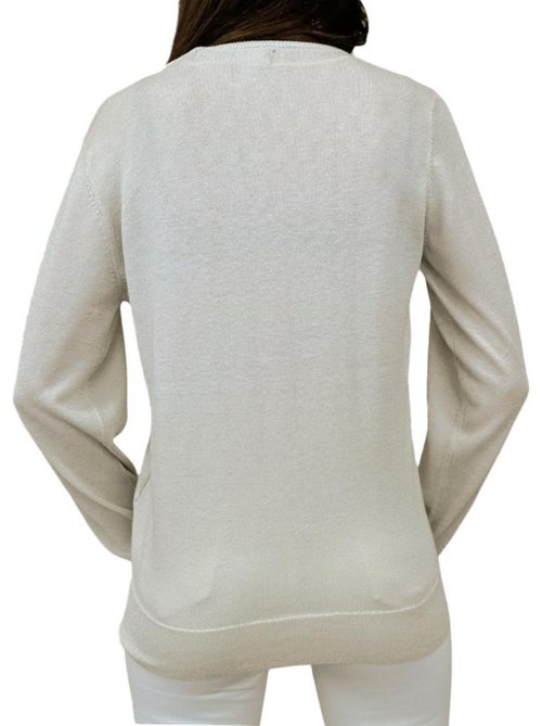 Vero Moda Blaze Ecru Dames Trui - Kiabi Vero Moda Blaze Ecru Dames Trui - Kiabi