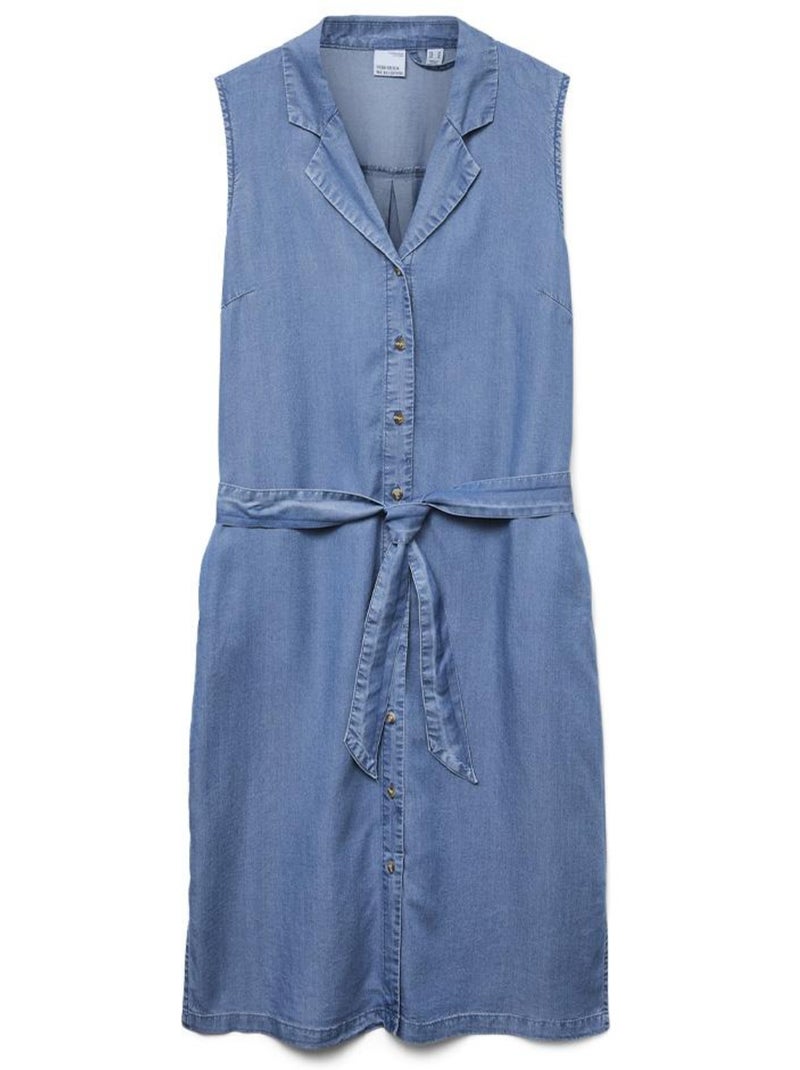 Vero Moda Bree spijkerjurk voor dames, blauw Blauw - Kiabi