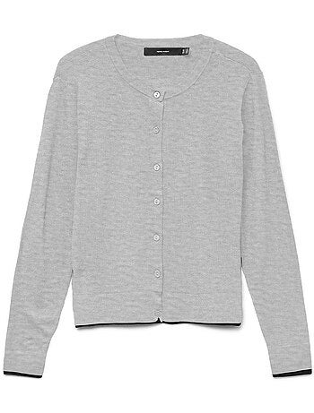 Vero moda breeze grijze trui voor dames