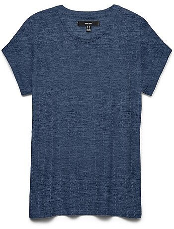 Vero moda brian dames t-shirt blauw