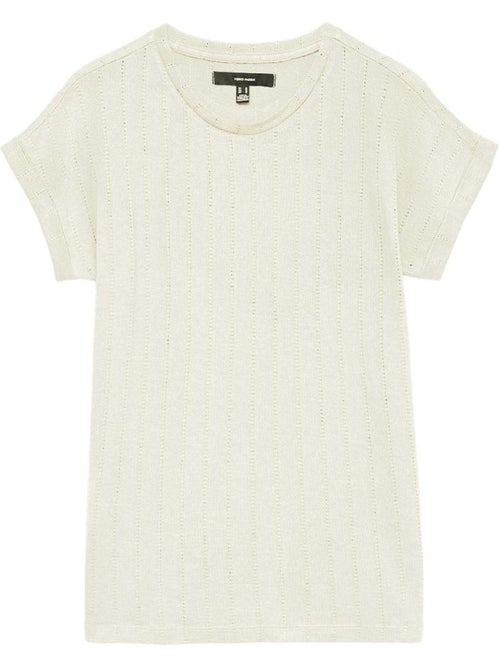 Vero Moda Brian Wit T-shirt voor Dames - Kiabi Vero Moda Brian Wit T-shirt voor Dames - Kiabi