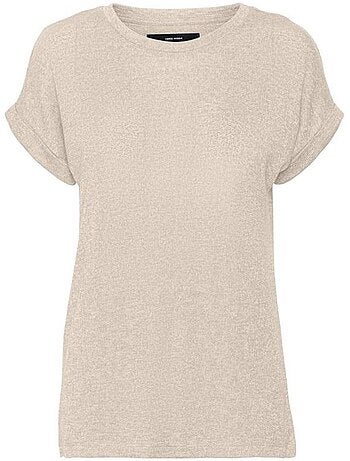 Vero moda brianna fuchsia t-shirt voor dames