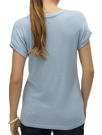 Vero moda brianna fuchsia t-shirt voor dames