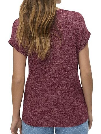 Vero moda brianna fuchsia t-shirt voor dames