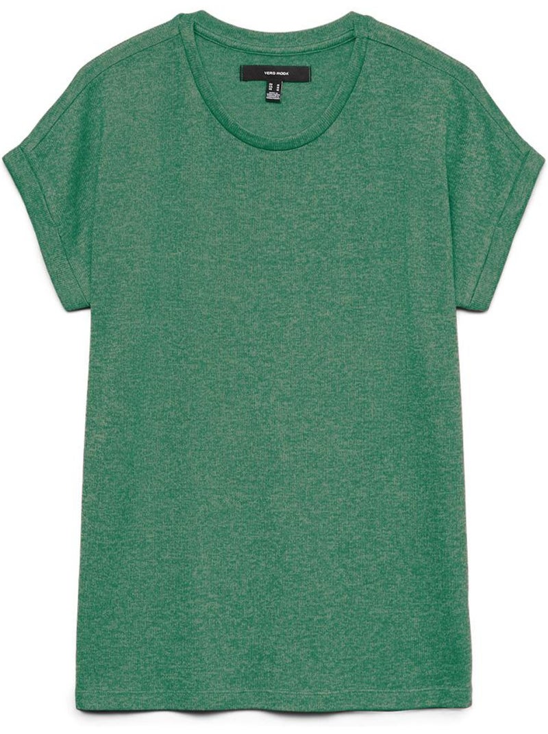 Vero moda brianna donkergroen dames t-shirt 10291353 Groen - Kiabi