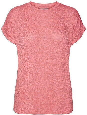 Vero moda brianna fuchsia t-shirt voor dames
