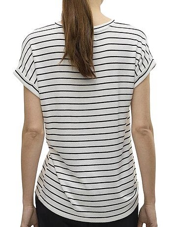Vero moda brianna fuchsia t-shirt voor dames