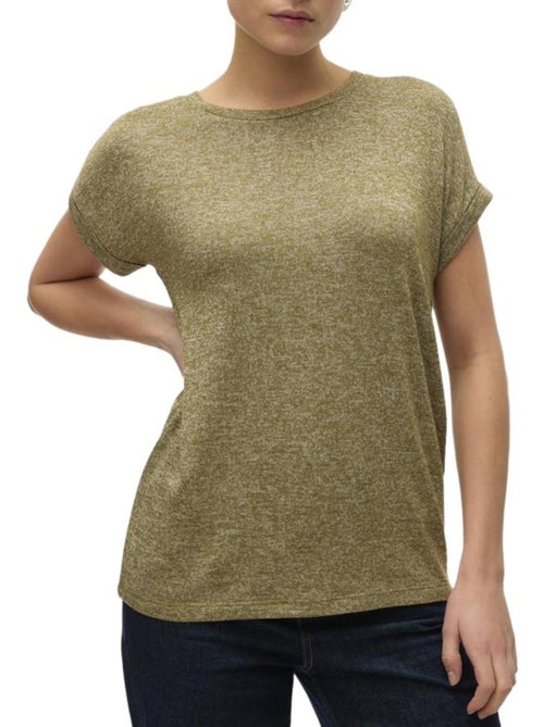Vero moda brianna lichtgroen dames t-shirt 102913530 - Kiabi