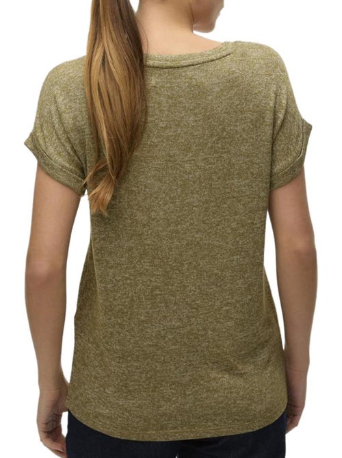 Vero moda brianna lichtgroen dames t-shirt 102913530 - Kiabi
