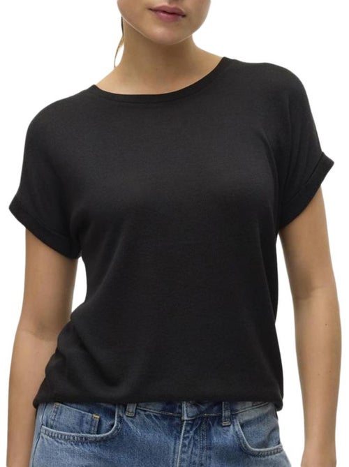 Vero Moda Brianna Zwart T-shirt voor Dames - Stijlvol & Comfortabel - Kiabi Vero Moda Brianna Zwart T-shirt voor Dames - Stijlvol & Comfortabel - Kiabi