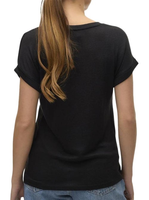 Vero Moda Brianna Zwart T-shirt voor Dames - Stijlvol & Comfortabel - Kiabi Vero Moda Brianna Zwart T-shirt voor Dames - Stijlvol & Comfortabel - Kiabi
