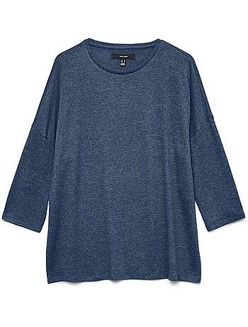 Vero moda briannas dames trui - marineblauw