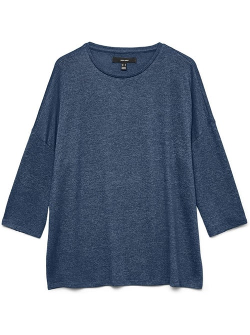Vero moda briannas dames trui - marineblauw - Kiabi