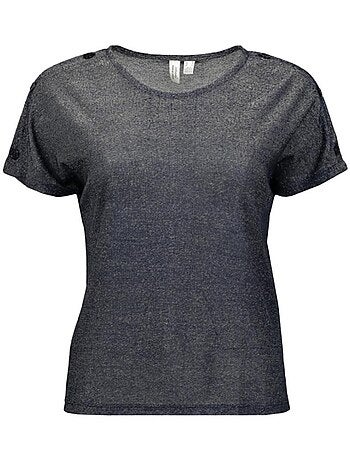 Vero moda brook grijs t-shirt voor dames