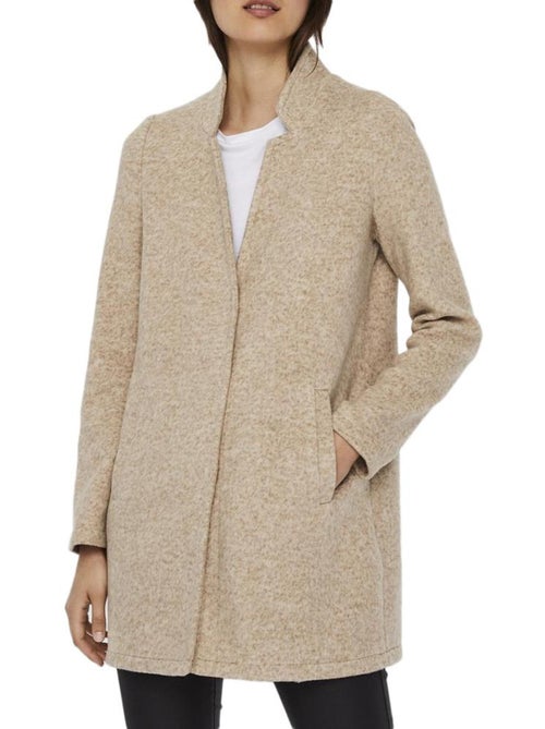 Vero Moda Brushedkatrine Beige Damesjas - Kiabi Vero Moda Brushedkatrine Beige Damesjas - Kiabi