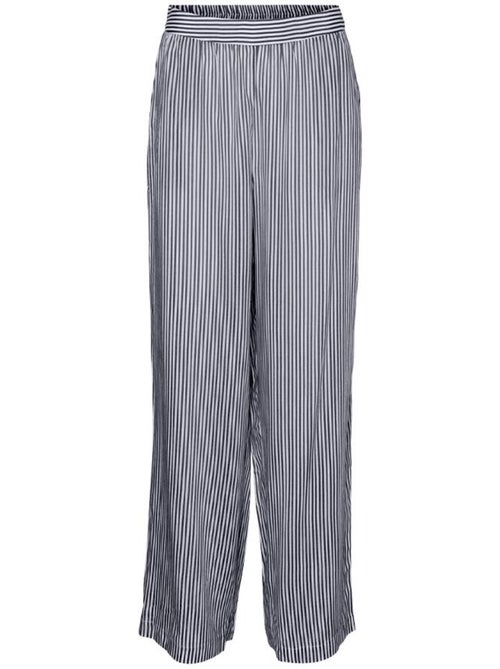 Vero Moda Bumpy Dames Gestreepte Flared Broek Wit - Kiabi Vero Moda Bumpy Dames Gestreepte Flared Broek Wit - Kiabi