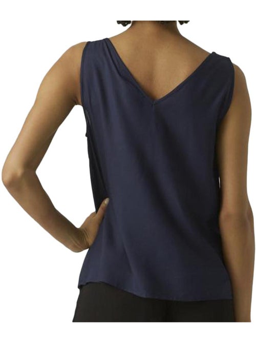 Vero Moda Bumpy Damesblouse met Marineprint - Kiabi Vero Moda Bumpy Damesblouse met Marineprint - Kiabi