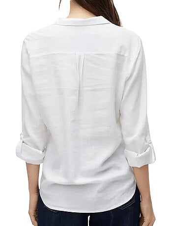 Vero moda bumpy witte damesblouse