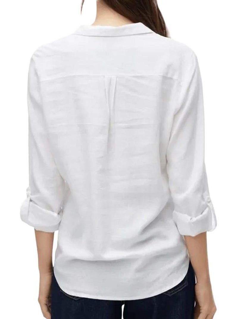 Vero moda bumpy witte damesblouse Wit - Kiabi