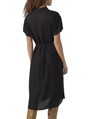 Vero Moda Bumpy Zwarte Jurk voor Dames