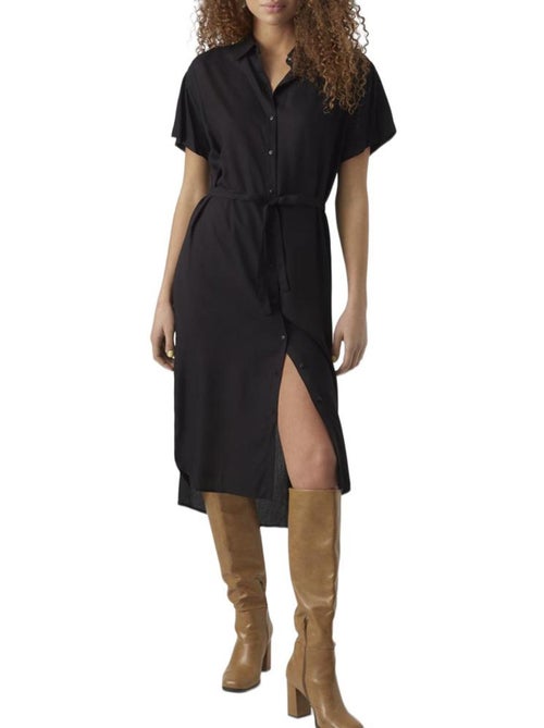 Vero Moda Bumpy Zwarte Jurk voor Dames - Kiabi