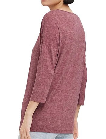 Vero moda carla violet dames t-shirt