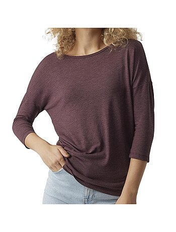 Vero moda carla violet dames t-shirt