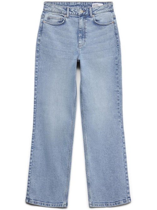 Vero Moda Cassie Dames Loose Fit Jeans - Blauw - Kiabi Vero Moda Cassie Dames Loose Fit Jeans - Blauw - Kiabi